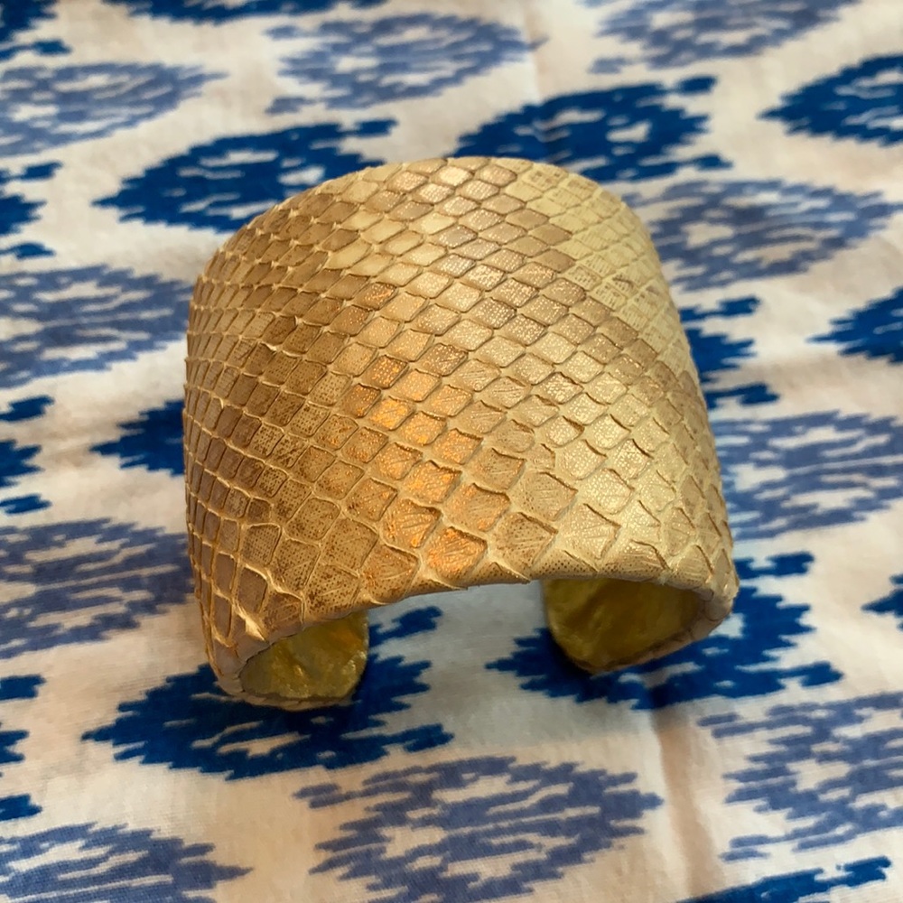 Ted Rossi Snakeskin Cuff